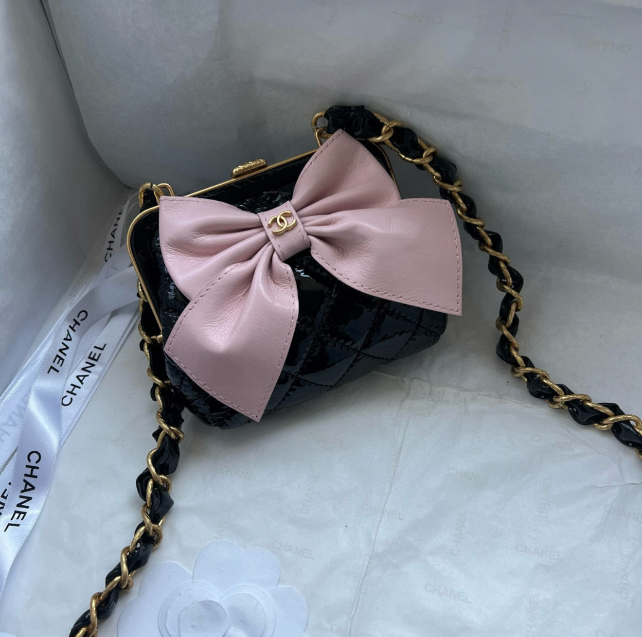 C with pink (crossbody