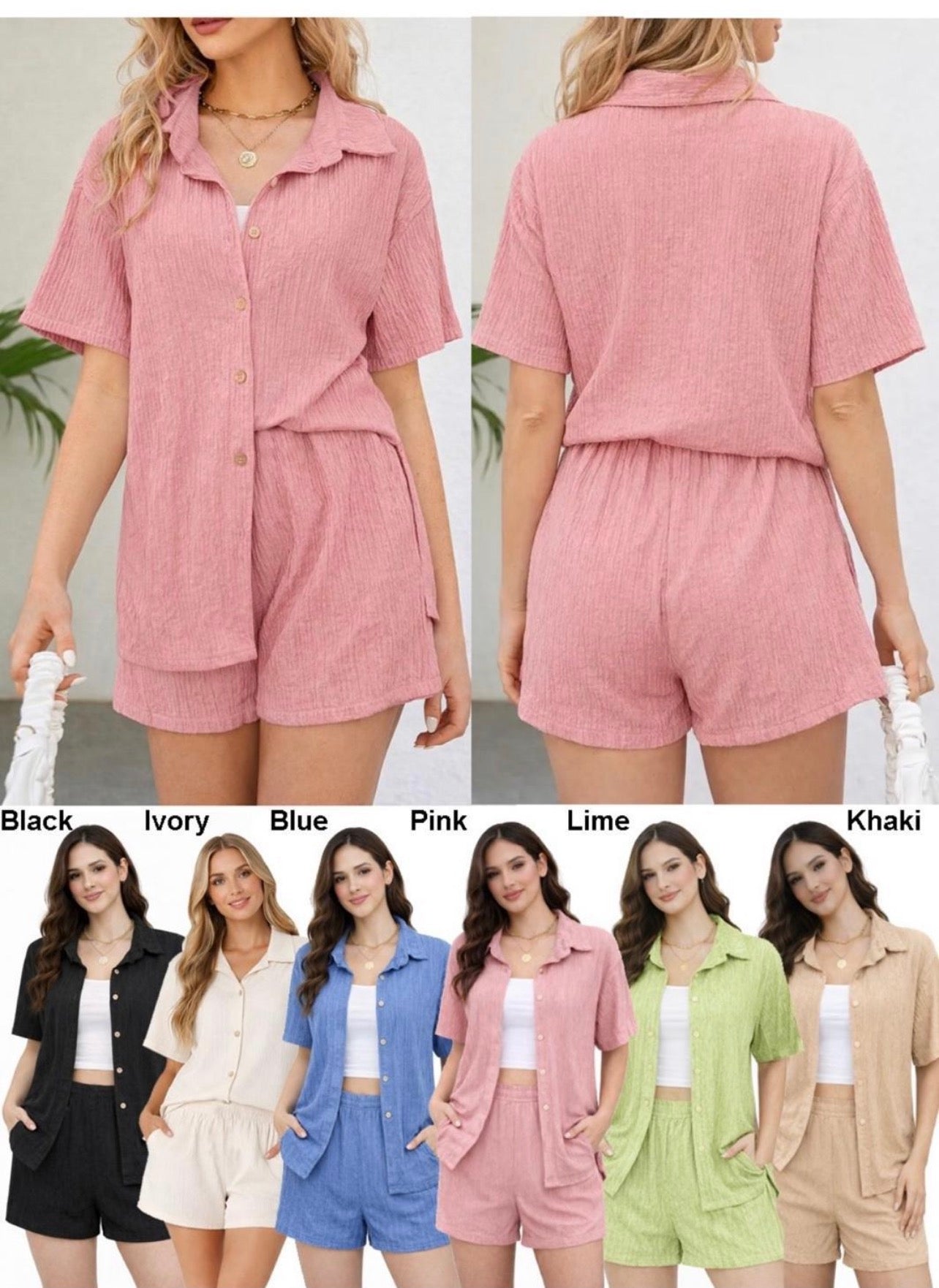 Loungewear short set