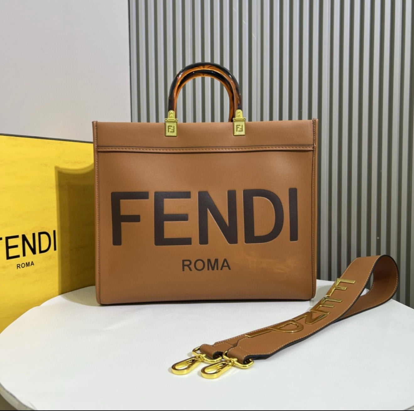 Medium F Tote (crossbody)