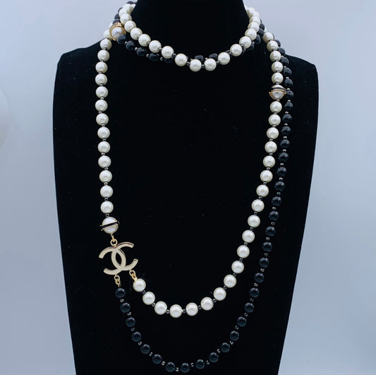 C pearls necklace