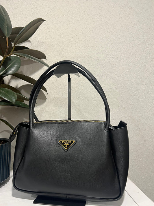 P Handbag Leather